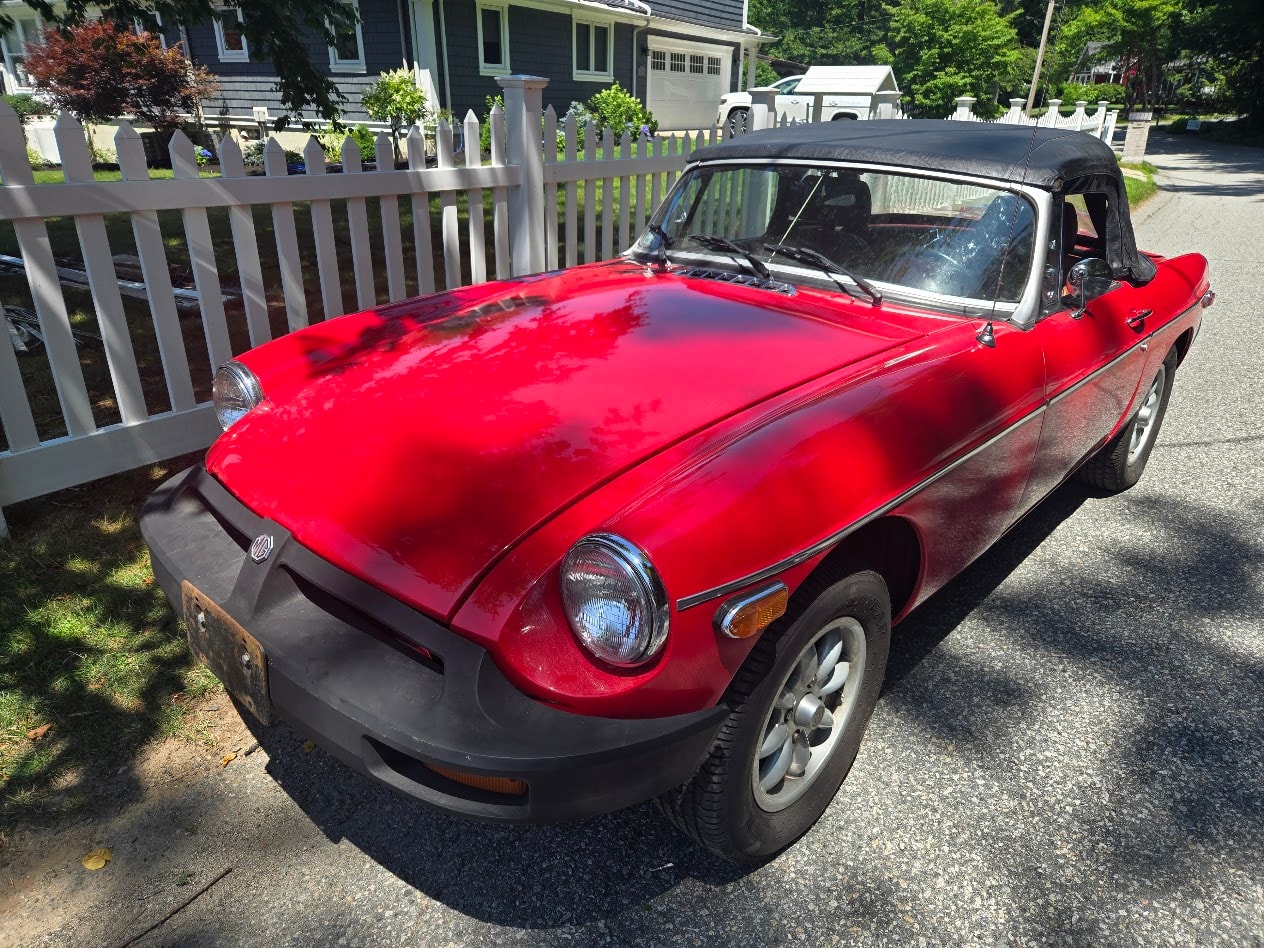 1977 MGB Manual with Overdrive in red